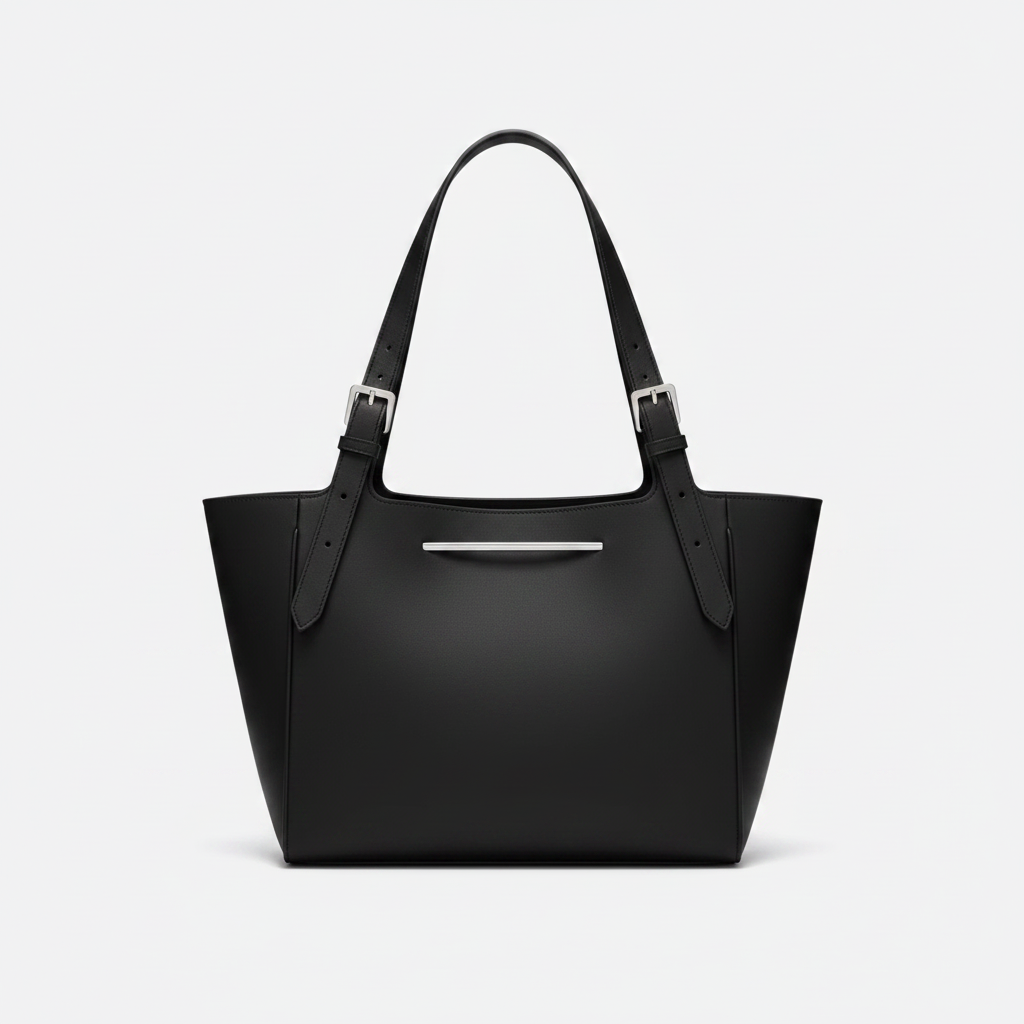 Textured Leather Shoulder Bag