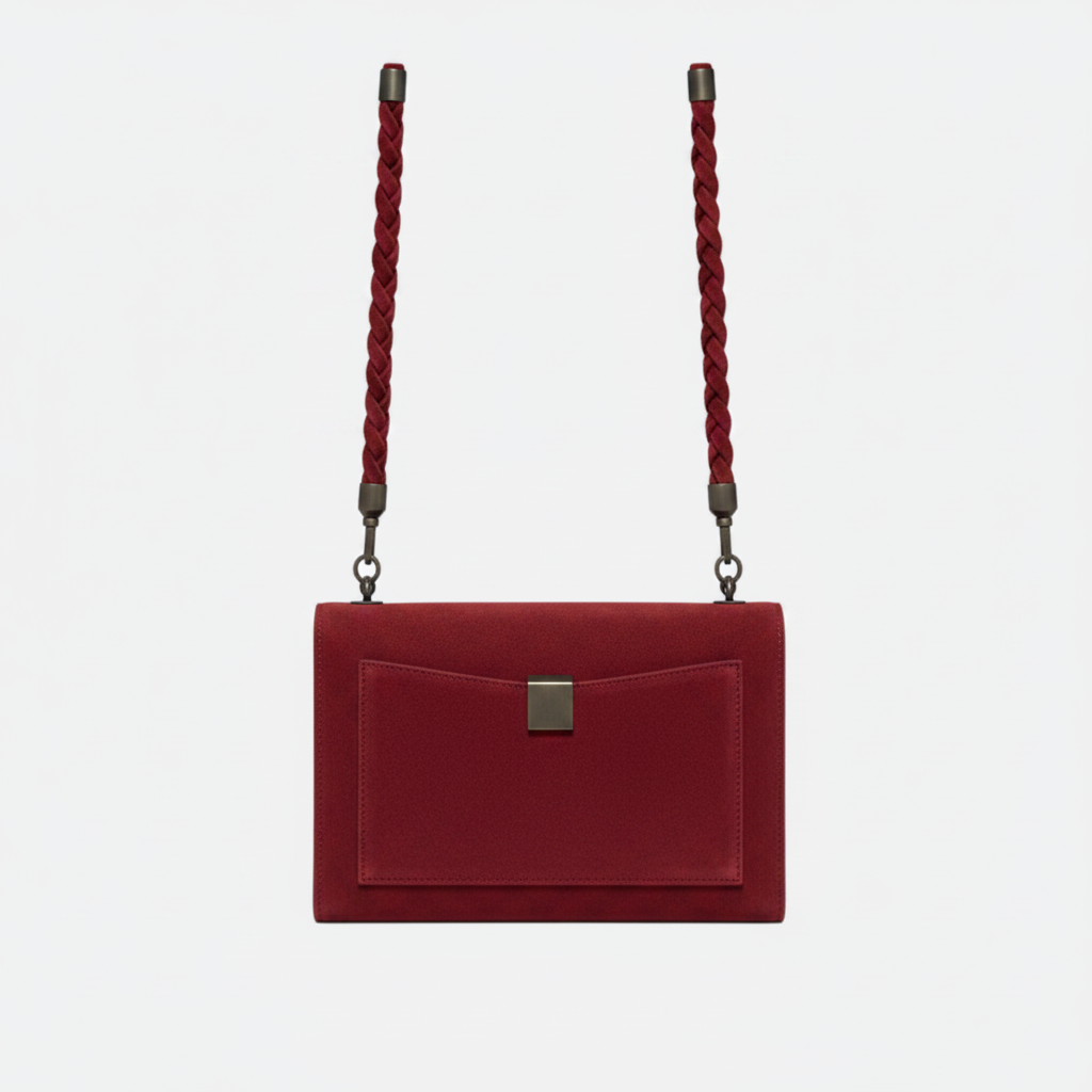 Small Glossy Leather Shoulder Bag